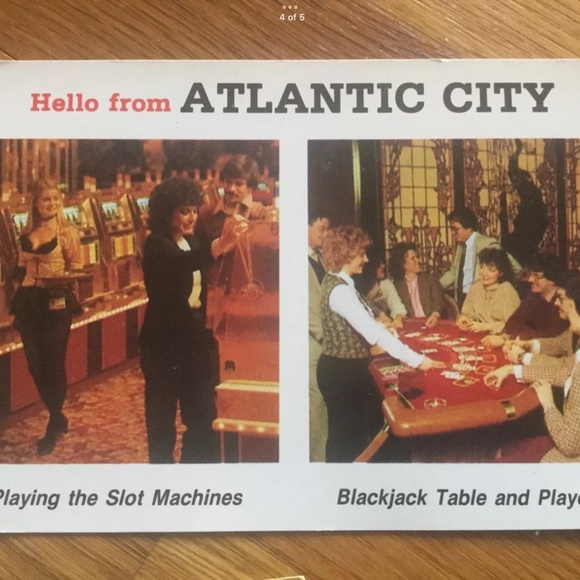 VINTAGE POSTCARDS 3 ATLANTIC CITY BALLY RESORT CASINO BOARDWALK POST CARDS NJ - Picture 4 of 5